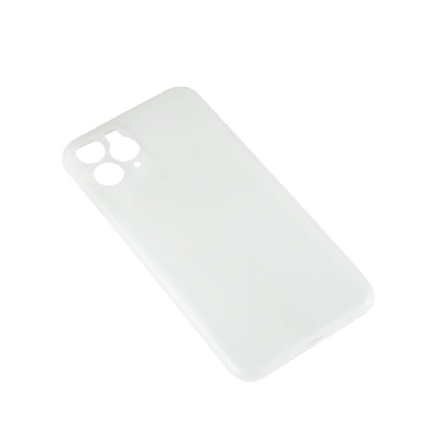 GEAR Mobile Cover Ultraslim White Semitransparent iPhone 11 PRO
