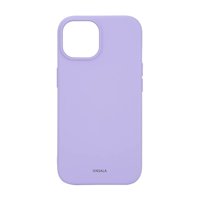 ONSALA Mobilskal med Silikonkänsla MagSeries Purple - iPhone 15
