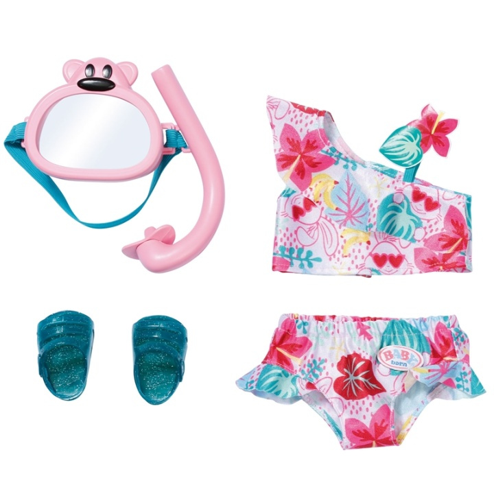 BABY Born Holiday Deluxe Bikini Set 43cm in de groep SPEELGOED, KINDER- & BABYPRODUCTEN / Speelgoed / Docks & Accessoires bij TP E-commerce Nordic AB (38-17561)