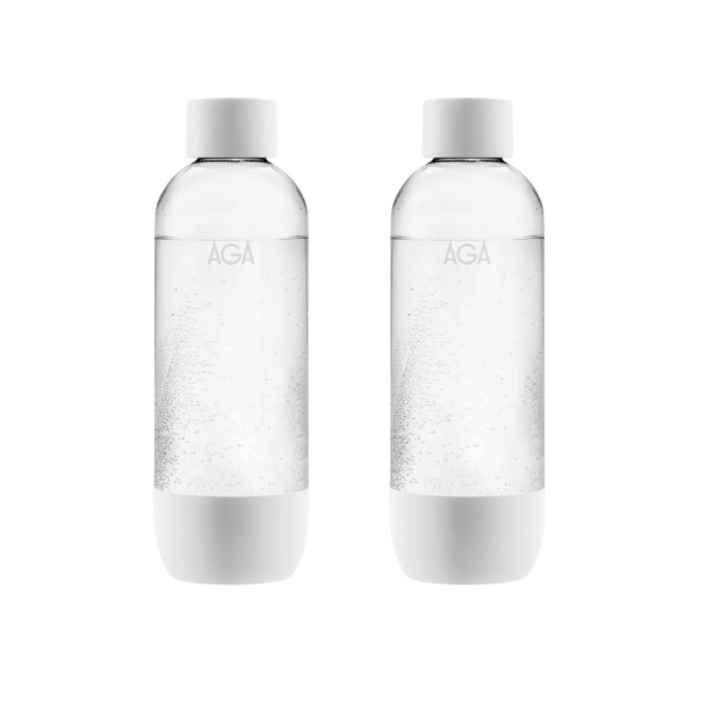 KORT DATUM! 2-pack AGA AQVIA PET-flaska, 1L (Vit) in de groep HUISHOUDEN & TUIN / Huishoudelijke apparaten / Water & Sap / Carbonatatiemachines / Accessoires bij TP E-commerce Nordic AB (38-21822PKT3)