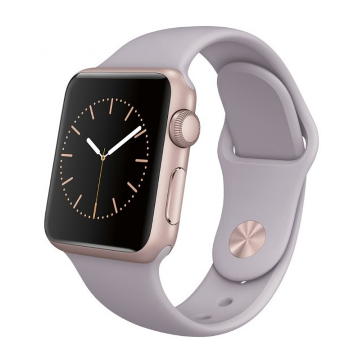 Siliconen horlogebandje voor Apple Watch, 42 mm, pastelpaars in de groep SMARTPHONE & TABLETS / Training, thuis & vrije tijd / Apple Watch & Accessoires / Accessoires bij TP E-commerce Nordic AB (38-29503)