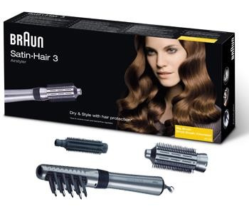 Braun Airstyler AS330 Satin hair (631606) in de groep BEAUTY & HEALTH / Haar & Styling / Stylingtools / Heteluchtborstels bij TP E-commerce Nordic AB (38-30890)