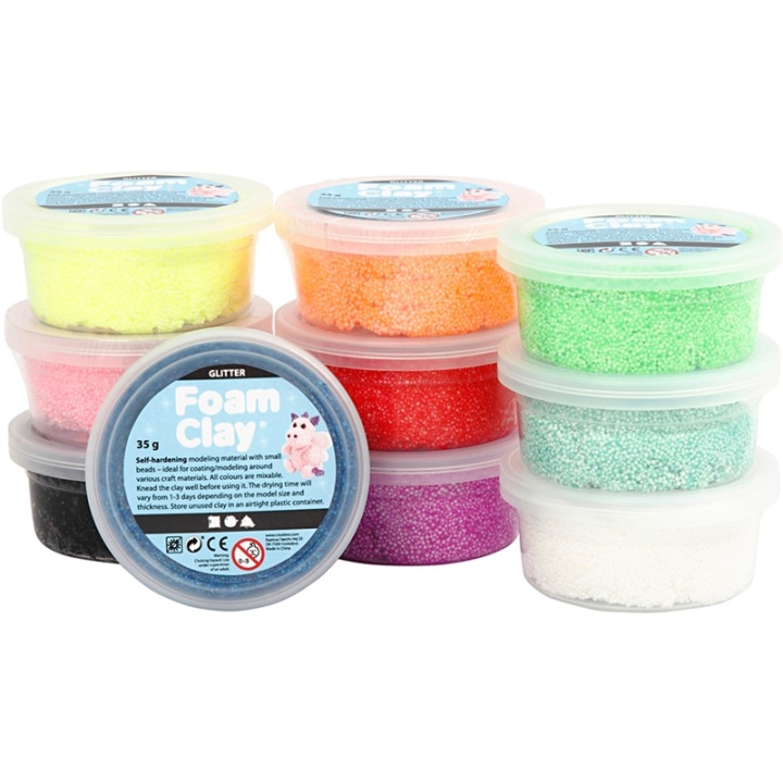 Mixade Färger Glitter 10x35g in de groep SPEELGOED, KINDER- & BABYPRODUCTEN / Speelgoed / Ambachten bij TP E-commerce Nordic AB (38-30978)