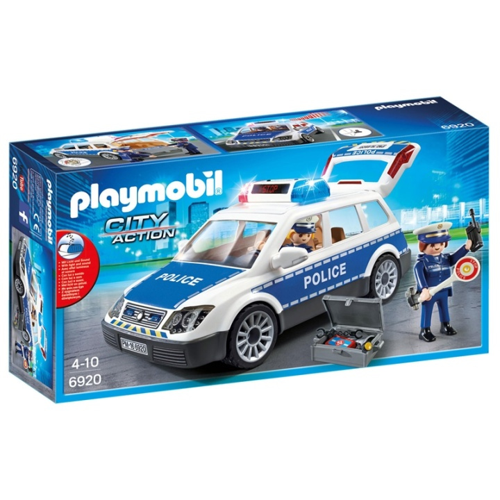 Playmobil Action, Polispatrull ljud/ljus in de groep SPEELGOED, KINDER- & BABYPRODUCTEN / Speelgoed / Speelgoedauto\'s bij TP E-commerce Nordic AB (38-45107)