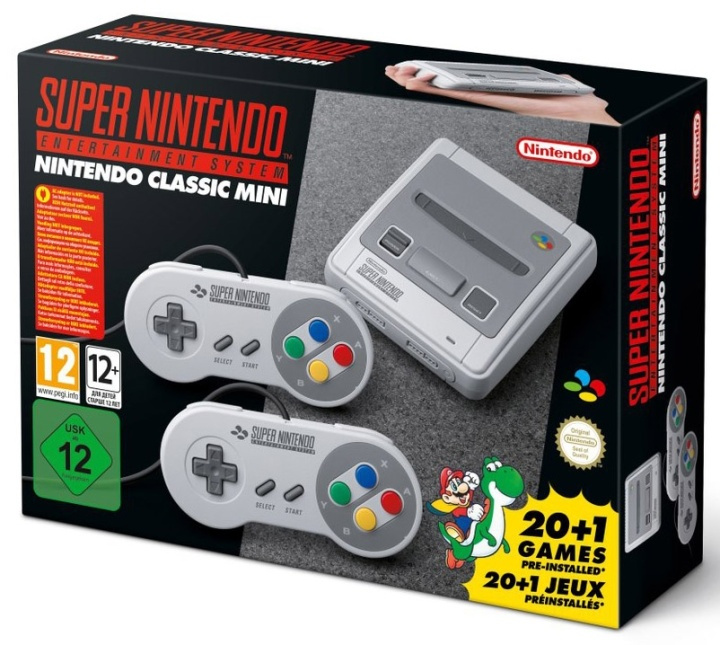 Super Nintendo Classic Mini SNES in de groep HOME ELECTRONICS / Spelconsoles en accessoires / Nintendo SNES Classic Mini bij TP E-commerce Nordic AB (38-4832)