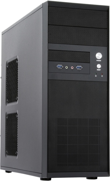 Chieftec Black with Mesh front panel, 2 x USB 3.0 in de groep COMPUTERS & RANDAPPARATUUR / Computeronderdelen / Chassis bij TP E-commerce Nordic AB (38-52858)