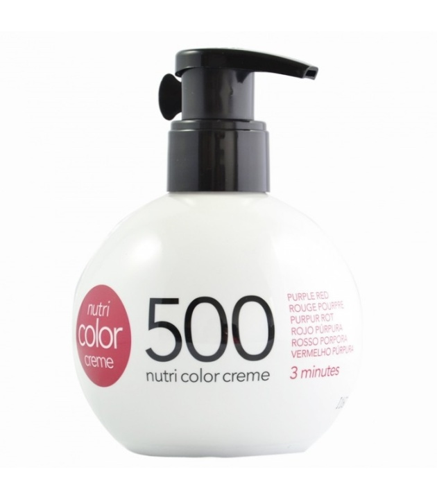 Revlon Nutri Color Creme 500 Purple Red 250ml in de groep BEAUTY & HEALTH / Haar & Styling / Haarverzorging / Haarverf / Haarverf & Kleurbommen bij TP E-commerce Nordic AB (38-57220)