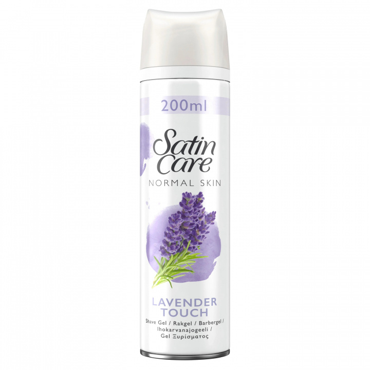 Gillette Venus Satin Care Normale Huid Lavendel Touch Scheergel 200ml in de groep BEAUTY & HEALTH / Haar & Styling / Ontharing / Ladyshave bij TP E-commerce Nordic AB (38-57325)