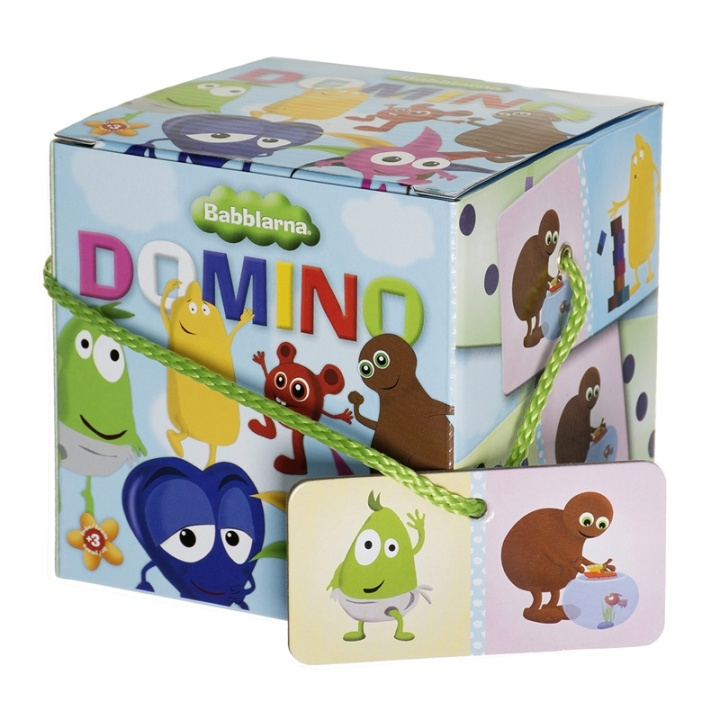 Babblarna Babblarna Domino (12415) in de groep SPEELGOED, KINDER- & BABYPRODUCTEN / Spelletje / Kinderspellen bij TP E-commerce Nordic AB (38-59519)