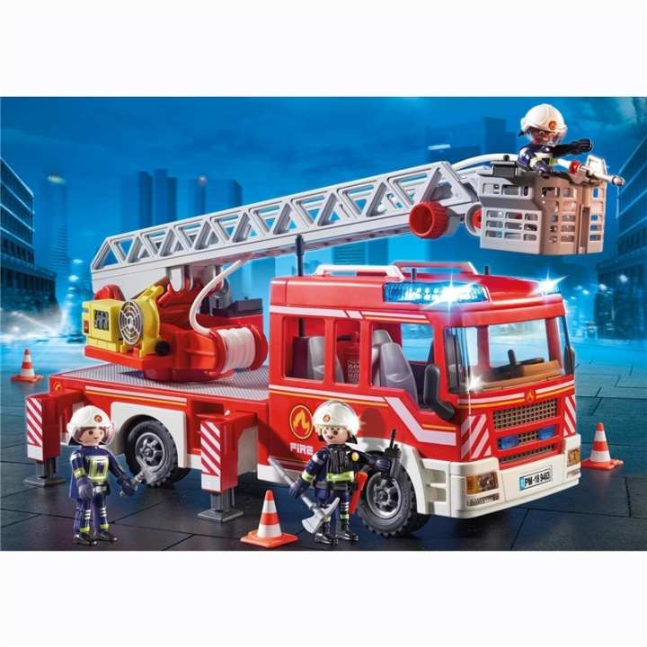 Playmobil Brandbil med stege in de groep SPEELGOED, KINDER- & BABYPRODUCTEN / Speelgoed / Figuren & miniaturen bij TP E-commerce Nordic AB (38-66706)