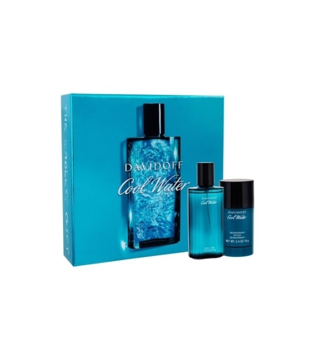 Giftset Davidoff Cool Water Edt 75ml + Deostick 75 ml in de groep BEAUTY & HEALTH / Geuren & Parfum / Parfum / Parfumdoosjes bij TP E-commerce Nordic AB (38-67562)