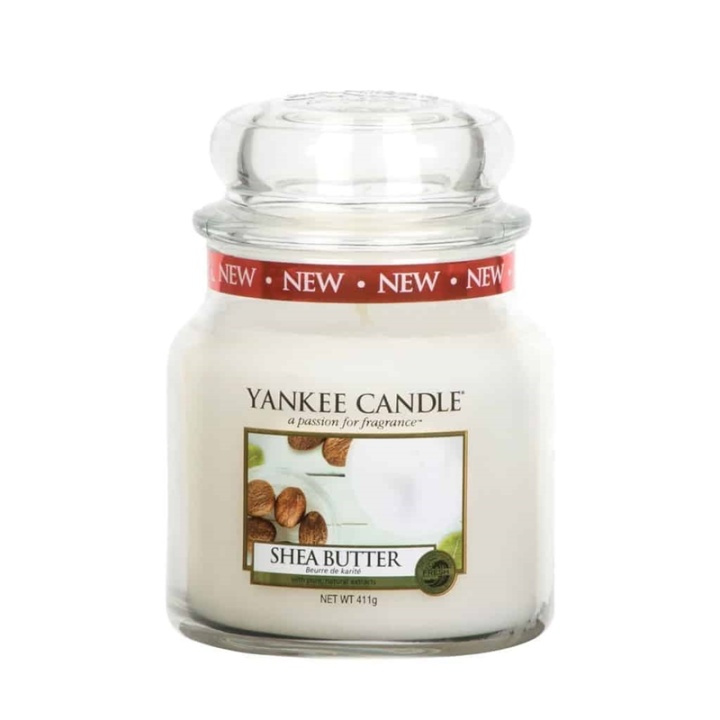 Yankee Candle Classic Medium Jar Shea Butter Candle 411g in de groep BEAUTY & HEALTH / Geuren & Parfum / Overige geuren / Geurkaarsen bij TP E-commerce Nordic AB (38-67679)