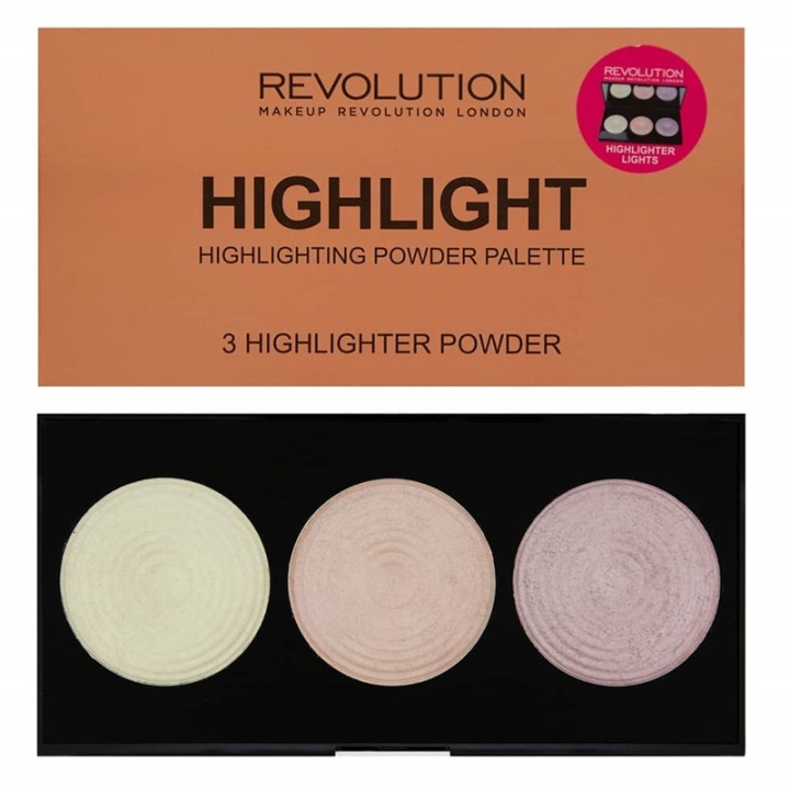 Makeup Revolution Highlighter Palette - Highlight in de groep BEAUTY & HEALTH / Makeup / Make-up gezicht / Contour/Highlight bij TP E-commerce Nordic AB (38-68877)