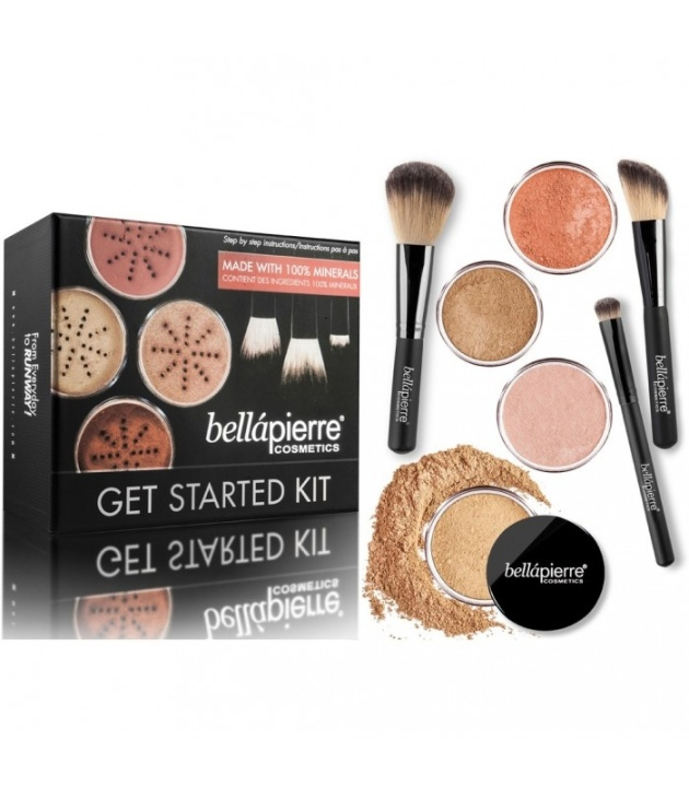 Bellapierre Get Started Kit - Dark in de groep BEAUTY & HEALTH / Makeup / Tools & Make-up set / Make-up set bij TP E-commerce Nordic AB (38-69531)