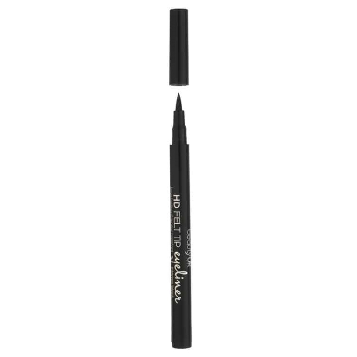 Beauty UK HD Felt Tip Liner No.1 Black 1ml in de groep BEAUTY & HEALTH / Makeup / Ogen & Wenkbrauwen / Eyeliner / Kajal bij TP E-commerce Nordic AB (38-69550)