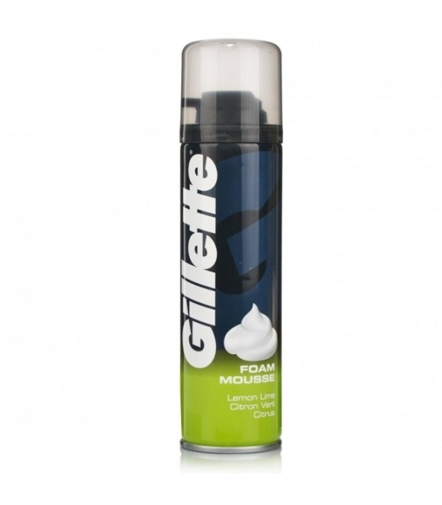 Gillette Shave Foam Lemon & Lime 200ml in de groep BEAUTY & HEALTH / Haar & Styling / Scheren & Trimmen / Scheermessen & Accessoires bij TP E-commerce Nordic AB (38-70064)