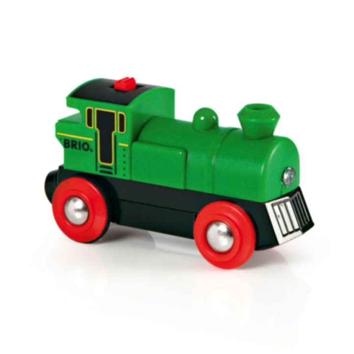 Brio 33595 B/O Lok Grön/Svart in de groep SPEELGOED, KINDER- & BABYPRODUCTEN / Speelgoed / Bouwspeelgoed / Brio treinrails bij TP E-commerce Nordic AB (38-70277)