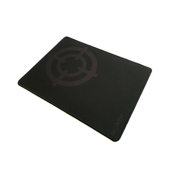 NORTH Mousepad Pro Gaming Black Medium 400x300mm (WxH) in de groep COMPUTERS & RANDAPPARATUUR / GAMING / Muismat bij TP E-commerce Nordic AB (38-72064)