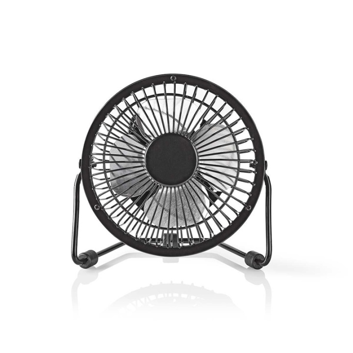 Nedis Tafelventilator | USB Gevoed | Diameter: 100 mm | 3 W | 1 Snelheid | Zwart in de groep HUISHOUDEN & TUIN / Ventilatoren & Klimaatproducten / Tafelventilatoren bij TP E-commerce Nordic AB (38-77486)