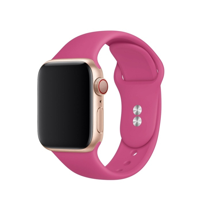 Siliconen horlogebandje voor Apple watch 38/40 mm, roze in de groep SMARTPHONE & TABLETS / Training, thuis & vrije tijd / Apple Watch & Accessoires / Accessoires bij TP E-commerce Nordic AB (38-80877)