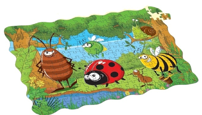 208-bit puzzle, Insects in de groep SPEELGOED, KINDER- & BABYPRODUCTEN / Speelgoed / Kinderpuzzel bij TP E-commerce Nordic AB (38-82612)