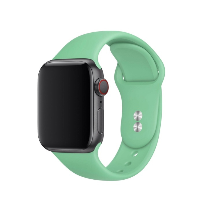 Siliconen horlogebandje voor Apple Watch, 42/44 mm, Aqua Green in de groep SMARTPHONE & TABLETS / Training, thuis & vrije tijd / Apple Watch & Accessoires / Accessoires bij TP E-commerce Nordic AB (38-82910)