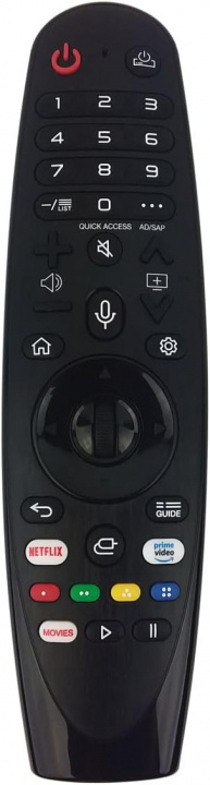 Afstandsbediening voor LG Smart TV (vervangt LG AN-MR600 Magic Remote) in de groep HOME ELECTRONICS / Audio & Beeld / TV & Accessoires / Afstandsbedieningen bij TP E-commerce Nordic AB (38-84297)