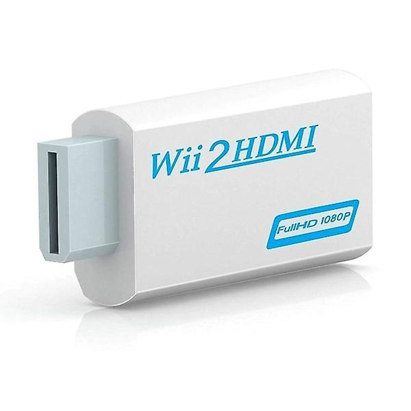 HDMI-adapter voor Nintendo Wii - full HD 1080p in de groep HOME ELECTRONICS / Spelconsoles en accessoires / Nintendo Wii bij TP E-commerce Nordic AB (38-84363)