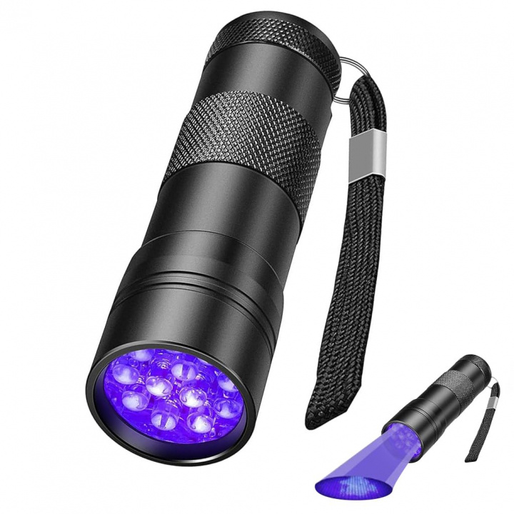 Zaklamp 12 stuks LED, UV-licht in de groep SPORT, VRIJE TIJD & HOBBY / Zaklampen & Hoofdlampen / Zaklampen bij TP E-commerce Nordic AB (38-84371)