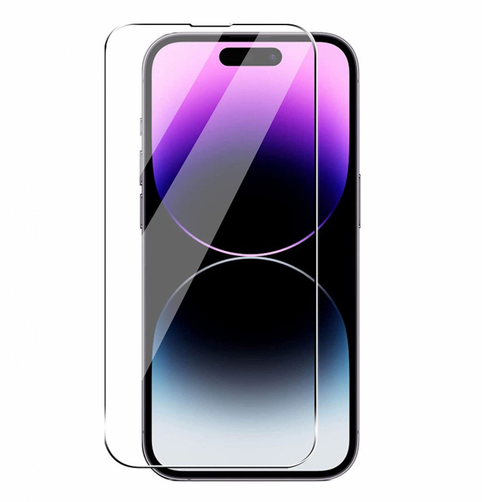 Gehard glazen schermbeschermer voor iPhone 16 Pro in de groep SMARTPHONE & TABLETS / Mobielbescherming / Apple / iPhone 16 bij TP E-commerce Nordic AB (38-84460)