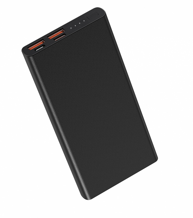 Powerbank 20000mAh 22.5W PD Fast charging with digital display, black in de groep SMARTPHONE & TABLETS / Opladers & Kabels / Powerbanks bij TP E-commerce Nordic AB (38-84477)