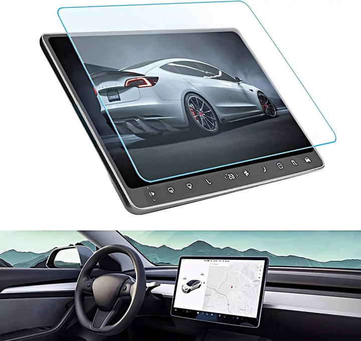 Tempered glass screen protector for Tesla Model 3 in de groep AUTO / Auto-accessoires / Andere auto-accessoires bij TP E-commerce Nordic AB (38-84496)