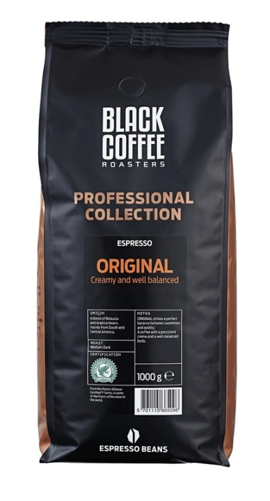 Black Coffee Roasters Medium donkere bonen, Espressosmaak, 1 kg in de groep HUISHOUDEN & TUIN / Huishoudelijke apparaten / Koffiezetapparaten en accessoires / Koffiebonen bij TP E-commerce Nordic AB (38-84660)