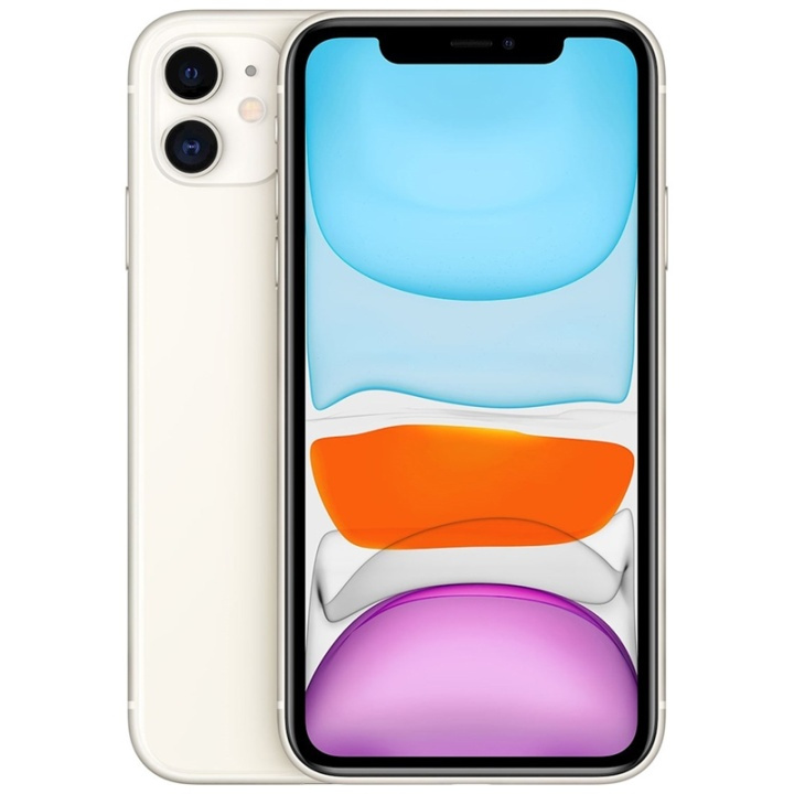 Apple iPhone 11 64GB White in de groep SMARTPHONE & TABLETS / Mobiele telefoons & smartphones bij TP E-commerce Nordic AB (38-85629)