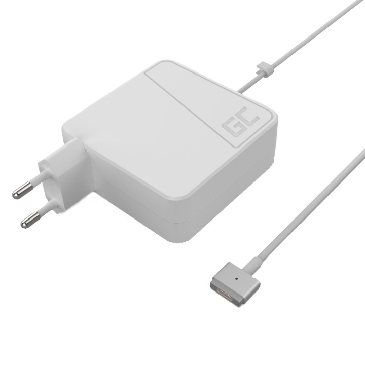 Green Cell Charger for Apple Macbook 85W 18.5V 4.6A (plug Magsafe 2) in de groep COMPUTERS & RANDAPPARATUUR / Laptops & accessoires / Computeroplader / Laptop oplader / Apple bij TP E-commerce Nordic AB (38-85748)