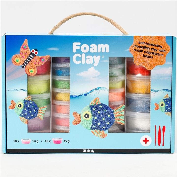 Foam Clay Presentask Mixade Färger in de groep SPEELGOED, KINDER- & BABYPRODUCTEN / Speelgoed / Ambachten bij TP E-commerce Nordic AB (38-87390)