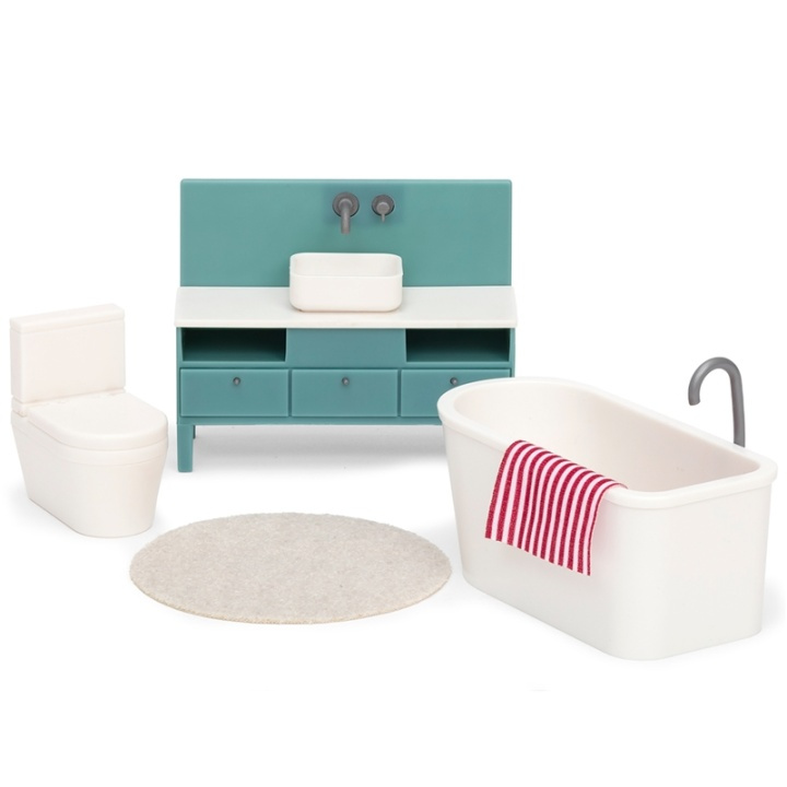 Lundby Badrumsset in de groep SPEELGOED, KINDER- & BABYPRODUCTEN / Speelgoed / Docks & Accessoires bij TP E-commerce Nordic AB (38-87705)