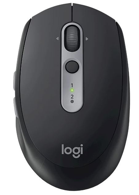 Logitech M590 Multi-Device Silent Trådlös mus, Svart in de groep COMPUTERS & RANDAPPARATUUR / Muizen en toetsenborden / Muizen / Draadloos bij TP E-commerce Nordic AB (38-88644)