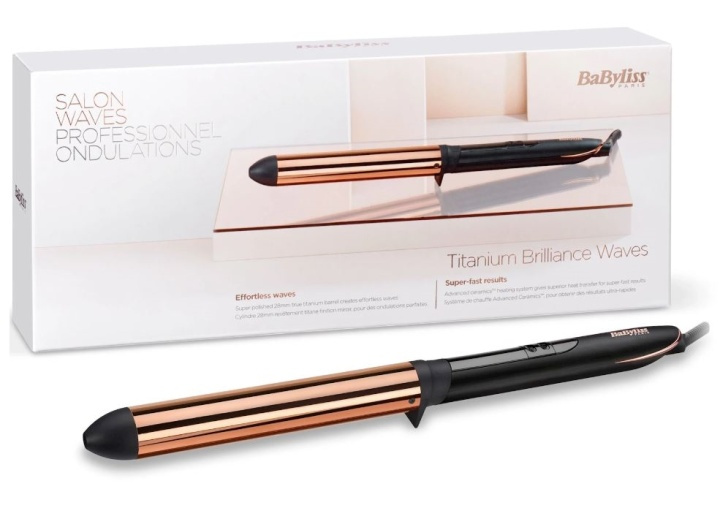 Babyliss C455E Titanium Brilliance Waves 28mm locktång in de groep BEAUTY & HEALTH / Haar & Styling / Stylingtools / Krultangen bij TP E-commerce Nordic AB (38-88667)