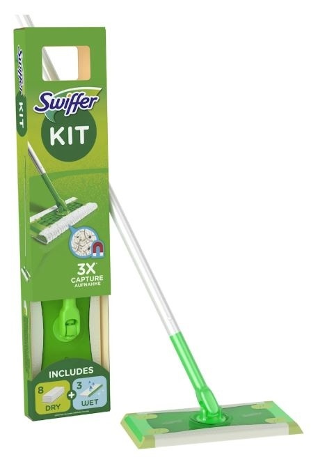 Swiffer Sweeper Startkit, Mopp in de groep HUISHOUDEN & TUIN / Schoonmaakproducten / Overige schoonmaakaccessoires bij TP E-commerce Nordic AB (38-89081)