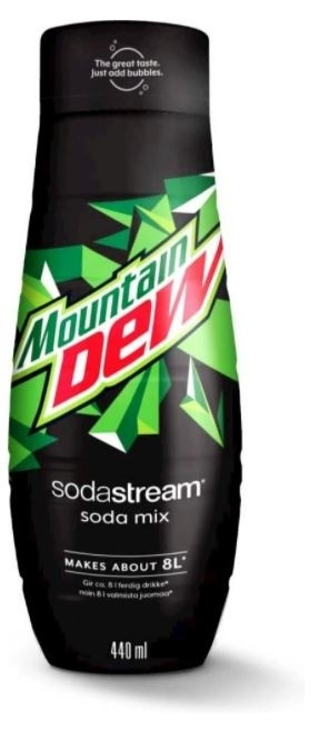 SodaStream Mountain Dew 440ml - Ger 8 liter in de groep HUISHOUDEN & TUIN / Huishoudelijke apparaten / Water & Sap / Carbonatatiemachines / Smaken bij TP E-commerce Nordic AB (38-89343)