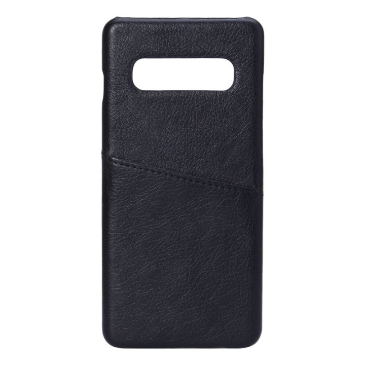 ONSALA Mobile Cover Black with Cardpocket Samsung Galaxy S10 Plus in de groep SMARTPHONE & TABLETS / Mobielbescherming / Samsung bij TP E-commerce Nordic AB (38-91115)