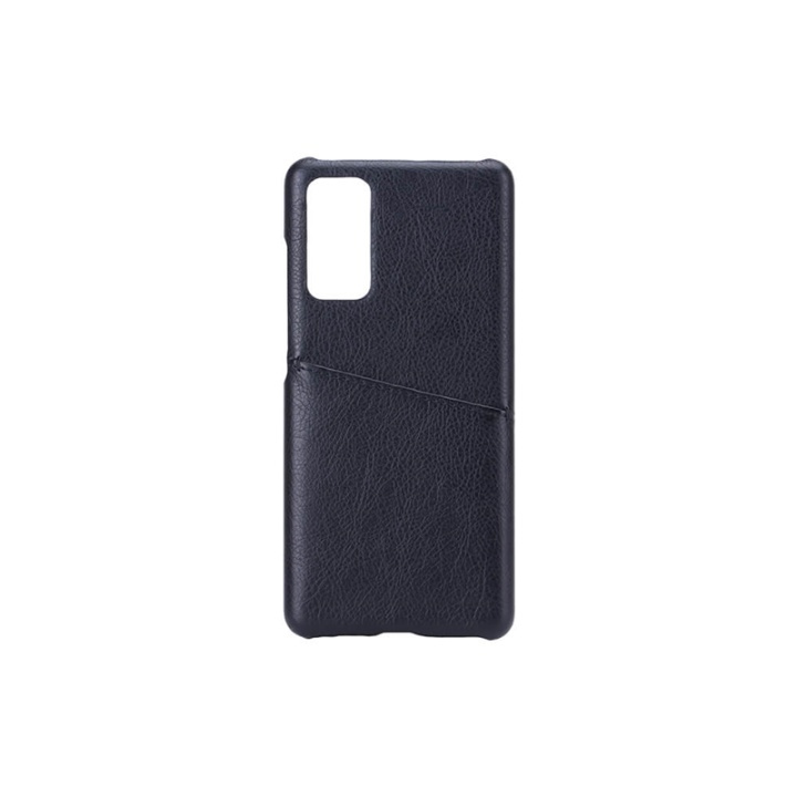 ONSALA Mobile Cover Black with Cardpocket Samsung S20FE in de groep SMARTPHONE & TABLETS / Mobielbescherming / Samsung bij TP E-commerce Nordic AB (38-91119)