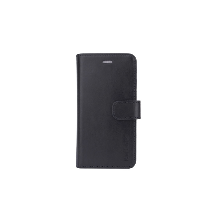 RADICOVER Radiation protected Mobilewallet Leather iPhone X/XS 2in1 Magnetcover Black in de groep SMARTPHONE & TABLETS / Mobielbescherming / Apple / iPhone X/XS / Wallet Case bij TP E-commerce Nordic AB (38-91323)