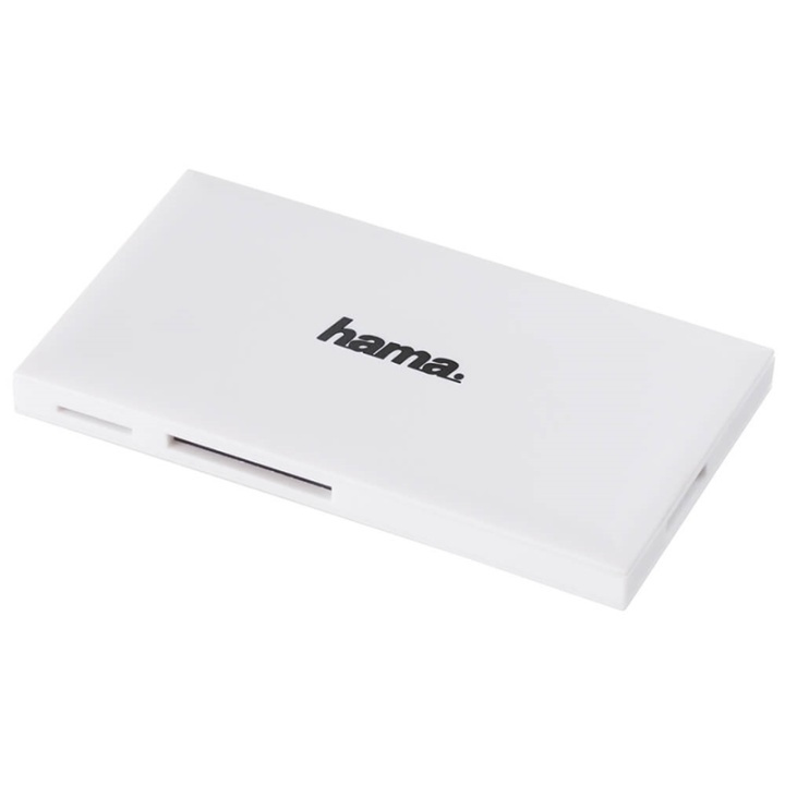 HAMA Cardreader USB 3.0 Multi SD/Micro/CF/MS White in de groep HOME ELECTRONICS / Opslagmedia / Geheugenkaartlezer bij TP E-commerce Nordic AB (38-91824)