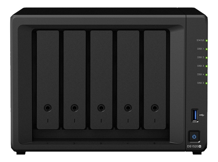 Synology DiskStation DS1520+ in de groep COMPUTERS & RANDAPPARATUUR / Computeraccessoires / Kasten voor harde schijven / Conferentietelefoons bij TP E-commerce Nordic AB (38-93589)