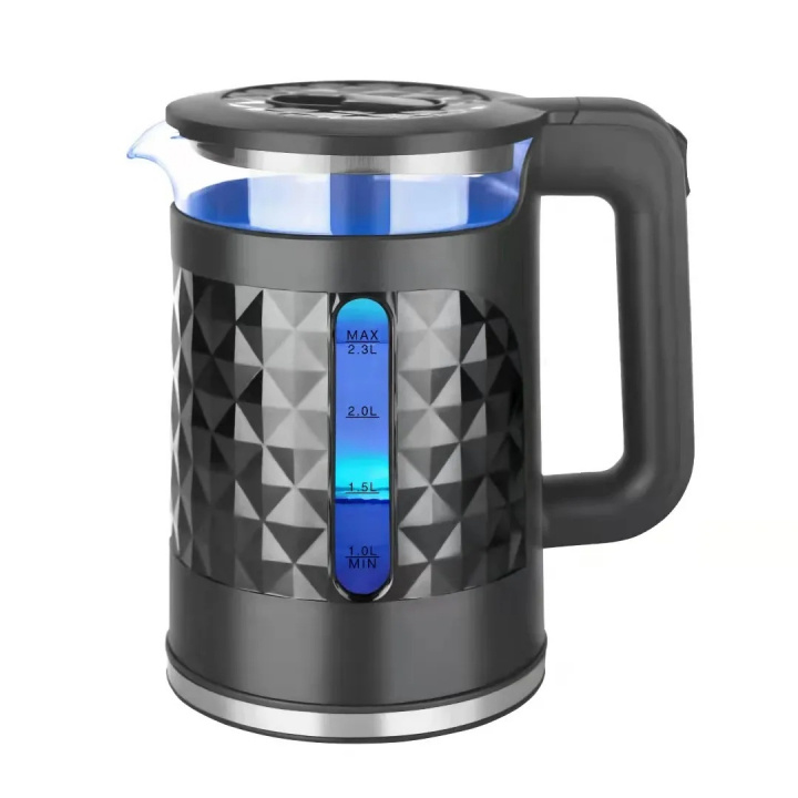 Xxl electric kettle, 2.3 liters, LED light, 1500W in de groep HUISHOUDEN & TUIN / Huishoudelijke apparaten / Water & Sap / Waterkokers bij TP E-commerce Nordic AB (38-94736)