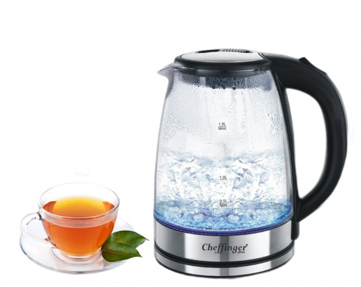 LED glass kettle, 1.8 liters, 1500W in de groep HUISHOUDEN & TUIN / Huishoudelijke apparaten / Water & Sap / Waterkokers bij TP E-commerce Nordic AB (38-94742)