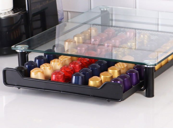 Coffee capsule box for 60 capsules - Nespresso in de groep HUISHOUDEN & TUIN / Huishoudelijke apparaten / Koffiezetapparaten en accessoires / Koffiecups bij TP E-commerce Nordic AB (38-94746)