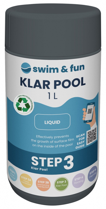 KlarPool 1 liter in de groep HUISHOUDEN & TUIN / Tuinproducten / Zwembad & Accessoires / Zwembadchemicaliën bij TP E-commerce Nordic AB (38-95644)